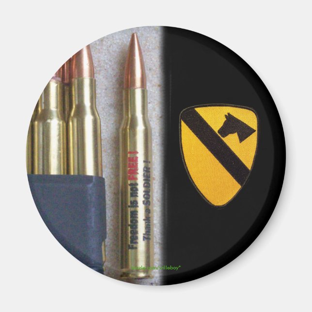 iraq 1st cavalry vietnam air cav patch Magnet vet (Front)