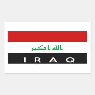 iraq country flag symbol name text sticker