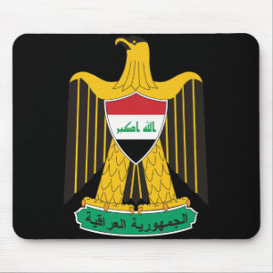 iraq emblem mouse pad