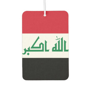 Iraq Flag Air Freshener
