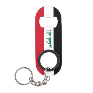 Iraq Flag Charming Patriotic Keychain Bottle Opener
