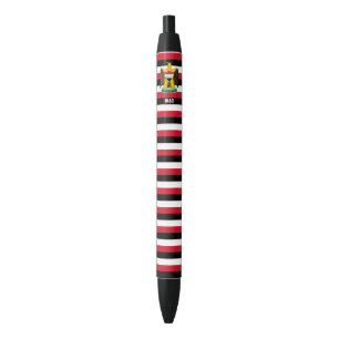 Iraq Flag Cute Patriotic Black Ink Pen