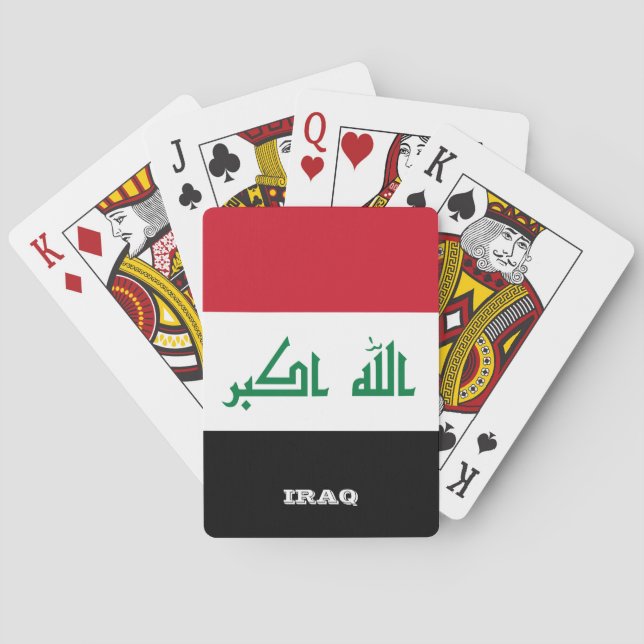Iraq Flag Games, Iraq Playing Cards (Back)
