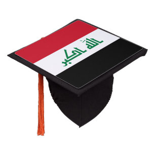 Iraq Flag Graduation Cap Topper