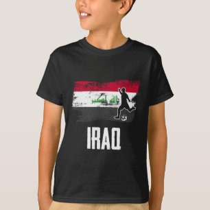 Iraq Flag Jersey Iraqi Soccer Team Iraqi T-Shirt
