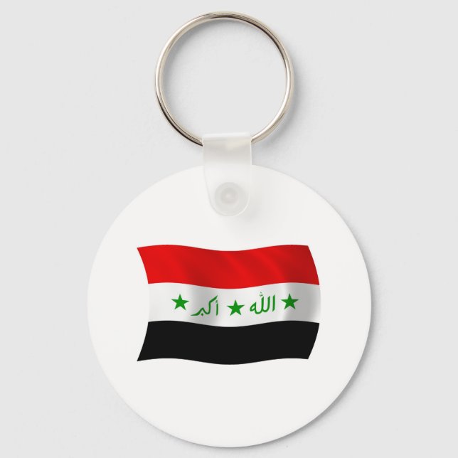 Iraq Flag Keychain (Front)