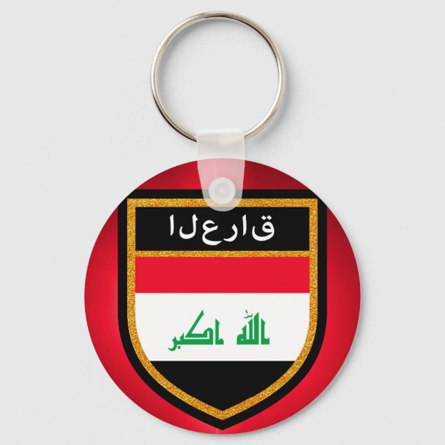 Iraq Flag Keychain (Front)