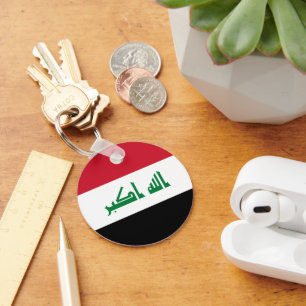 Iraq flag keychain