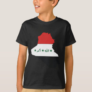 Iraq flag map T-Shirt