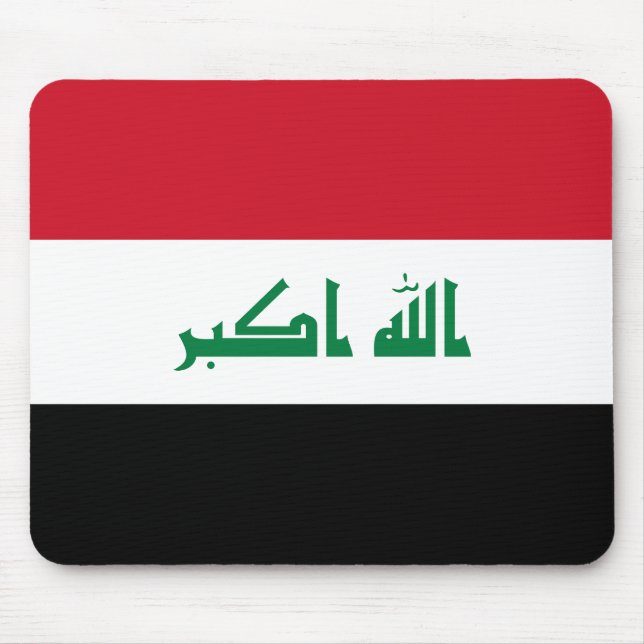Iraq Flag Mouse Pad (Front)