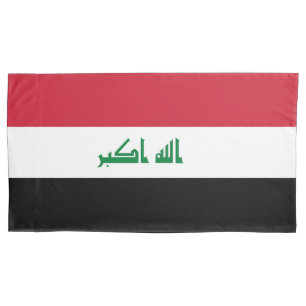 Iraq flag pillowcase