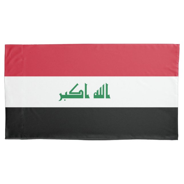 Iraq flag pillowcase (Front)