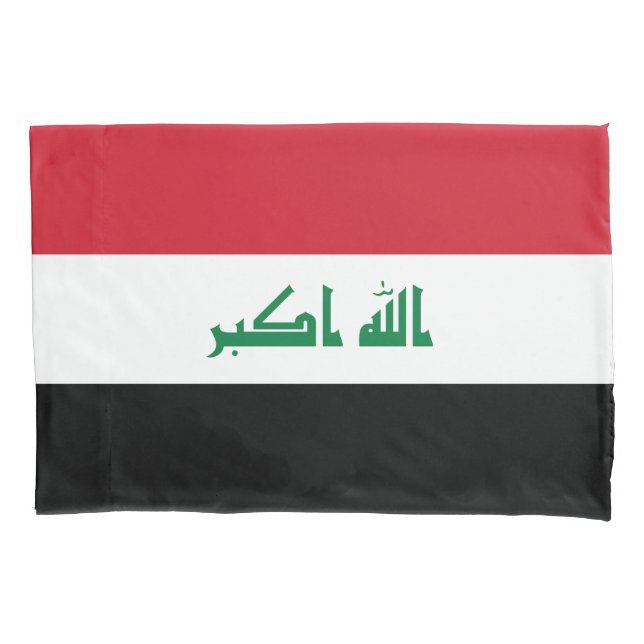 Iraq Flag Pillowcase (Front)