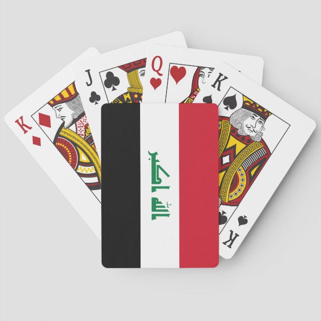 Iraq Flag Playing Cards (Back)