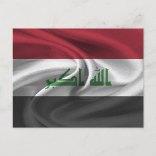 Iraq Flag Postcard