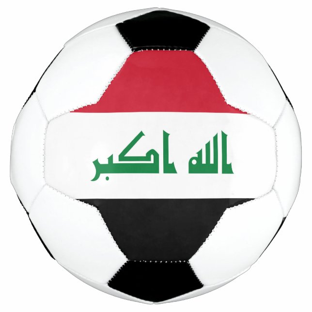 Iraq flag soccer ball (Front)