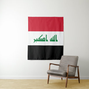Iraq flag tapestry