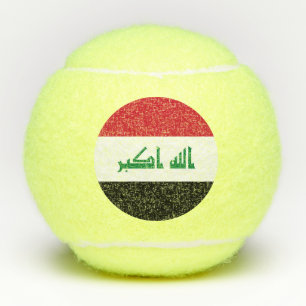 Iraq flag tennis balls
