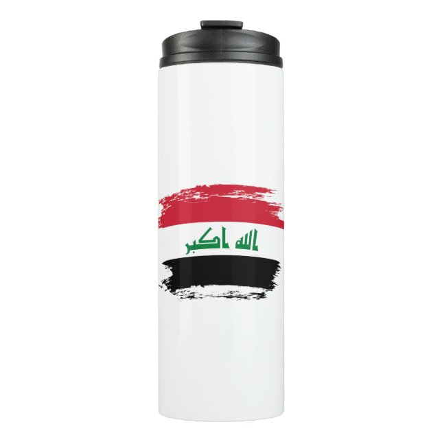 Iraq flag thermal tumbler (Front)