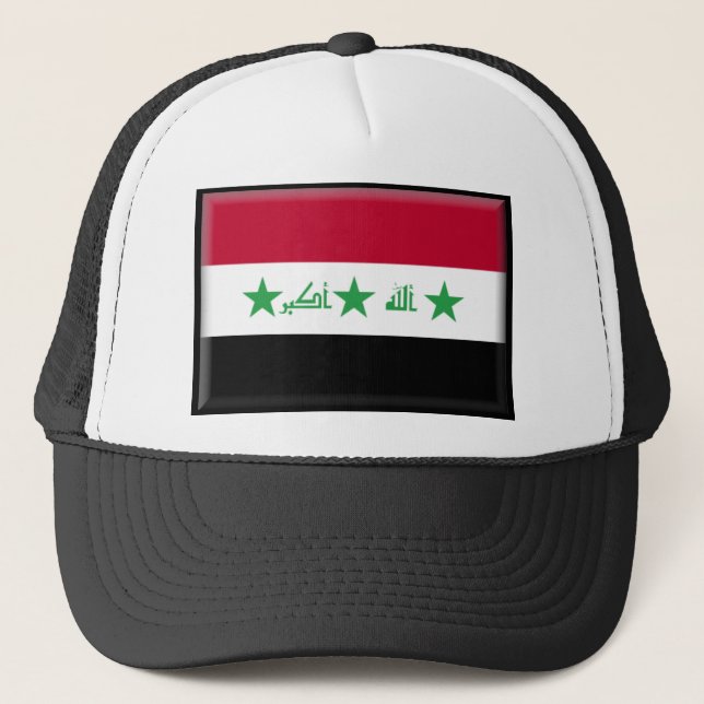 Iraq Flag Trucker Hat (Front)