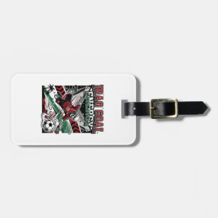 Iraq Goal Energy Skeleton Striker Nations Bold Soc Luggage Tag