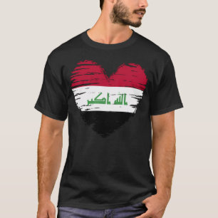 Iraq Heart Iraqi Flag Iraqi T-Shirt