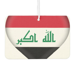 Iraq (Iraqi) Flag Air Freshener