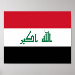 Iraq - Iraqi flag - Poster