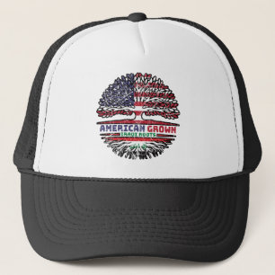 Iraq Iraqi US American USA United States Tree Trucker Hat