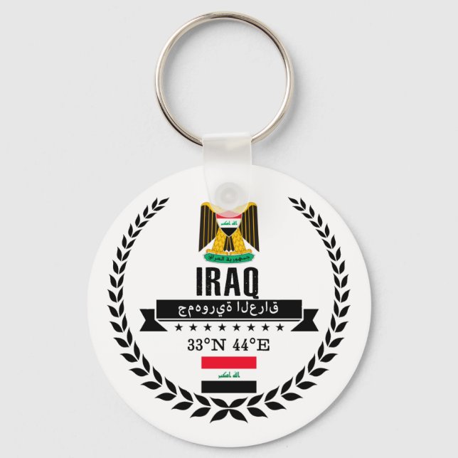 Iraq Keychain (Front)