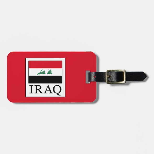 Iraq Luggage Tag (Front Horizontal)