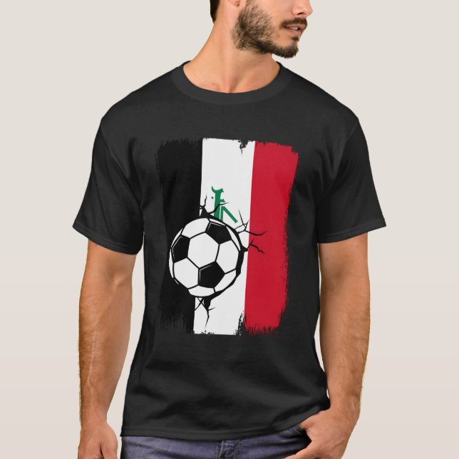 Iraq Soccer T-Shirt (Front)