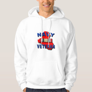 Iraq Veteran Service Ribbon, NAVY Hoodie