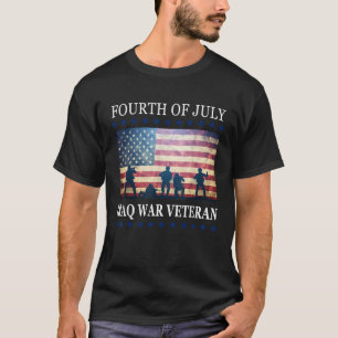 Iraq War Veteran Soldiers 4th of July T-Shirt