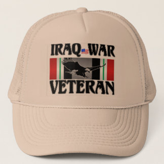 IRAQ WAR VETERAN TRUCKER HAT