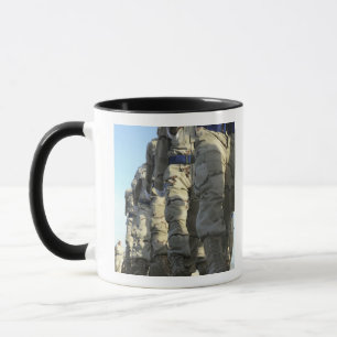 Iraqi air force recruits march mug