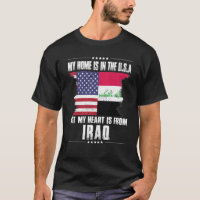 Iraqi American Patriot Grown Proud Home Heart USA 