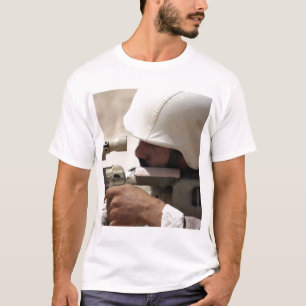 Iraqi Army Sergeant sights in down range T-Shirt