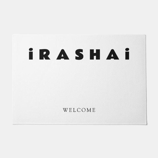 iRASHAi door mat (Front)