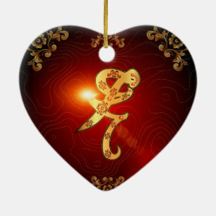 Iratze the rune ceramic ornament