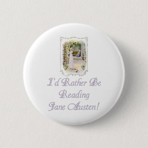 IRBR Jane Austen! Buttons, 2 shapes, 6 sizes Inch Round Button
