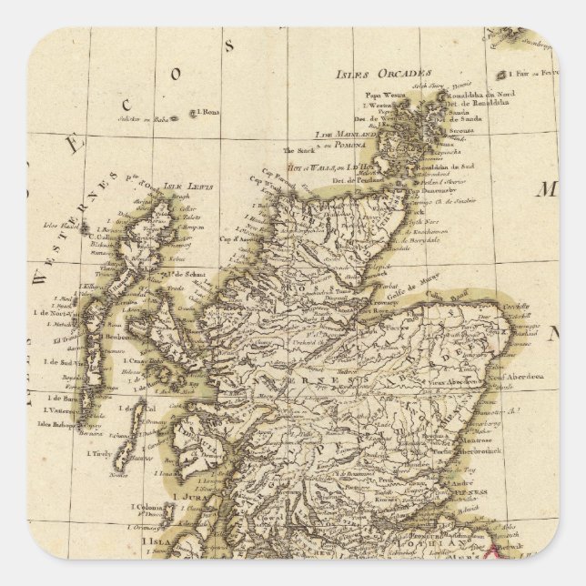 Ireland 15 square sticker (Front)