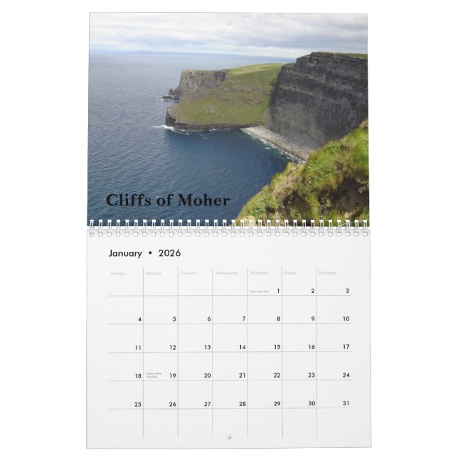 Ireland 2010 Calendar (Jan 2026)