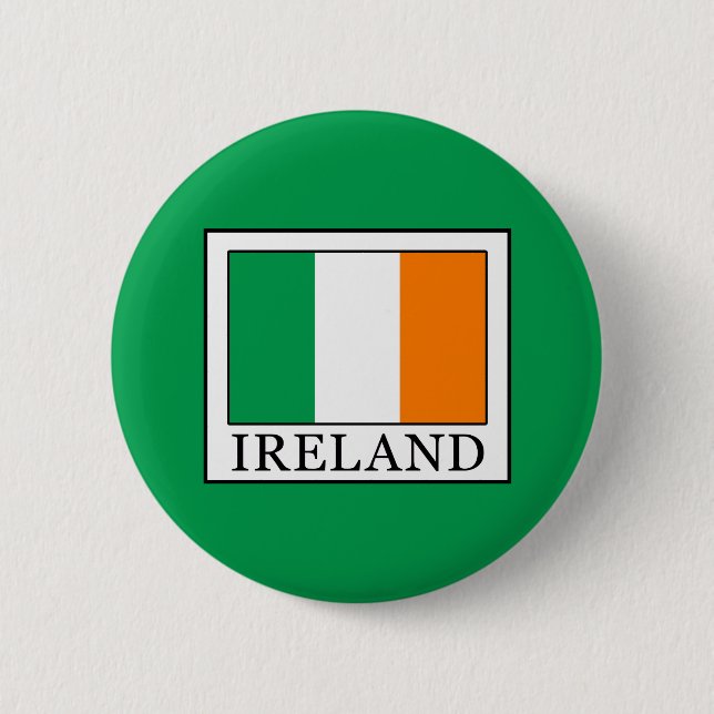 Ireland 2 Inch Round Button (Front)