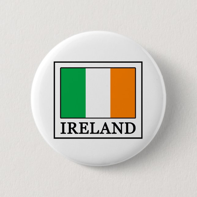Ireland 2 Inch Round Button (Front)