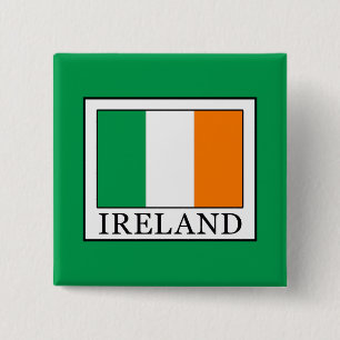 Ireland 2 Inch Square Button