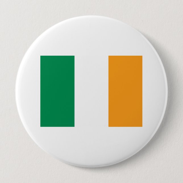 Ireland 4 Inch Round Button (Front)