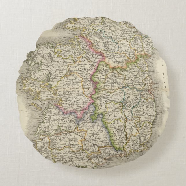 Ireland 4 round pillow (Front)