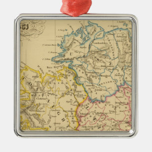 Ireland 5 metal ornament