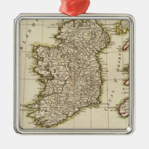 Ireland 6 metal ornament